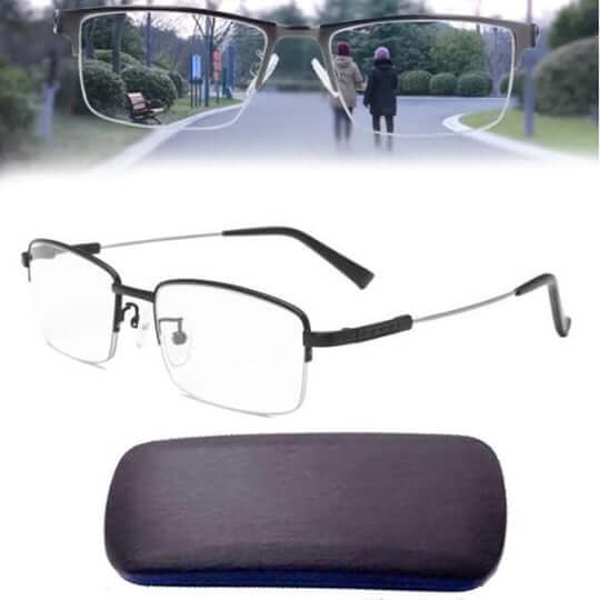 Progressive Glasses | Multifocal Lenses for Near and Distant Vision | Anti-Reflective Coating and UV Protection