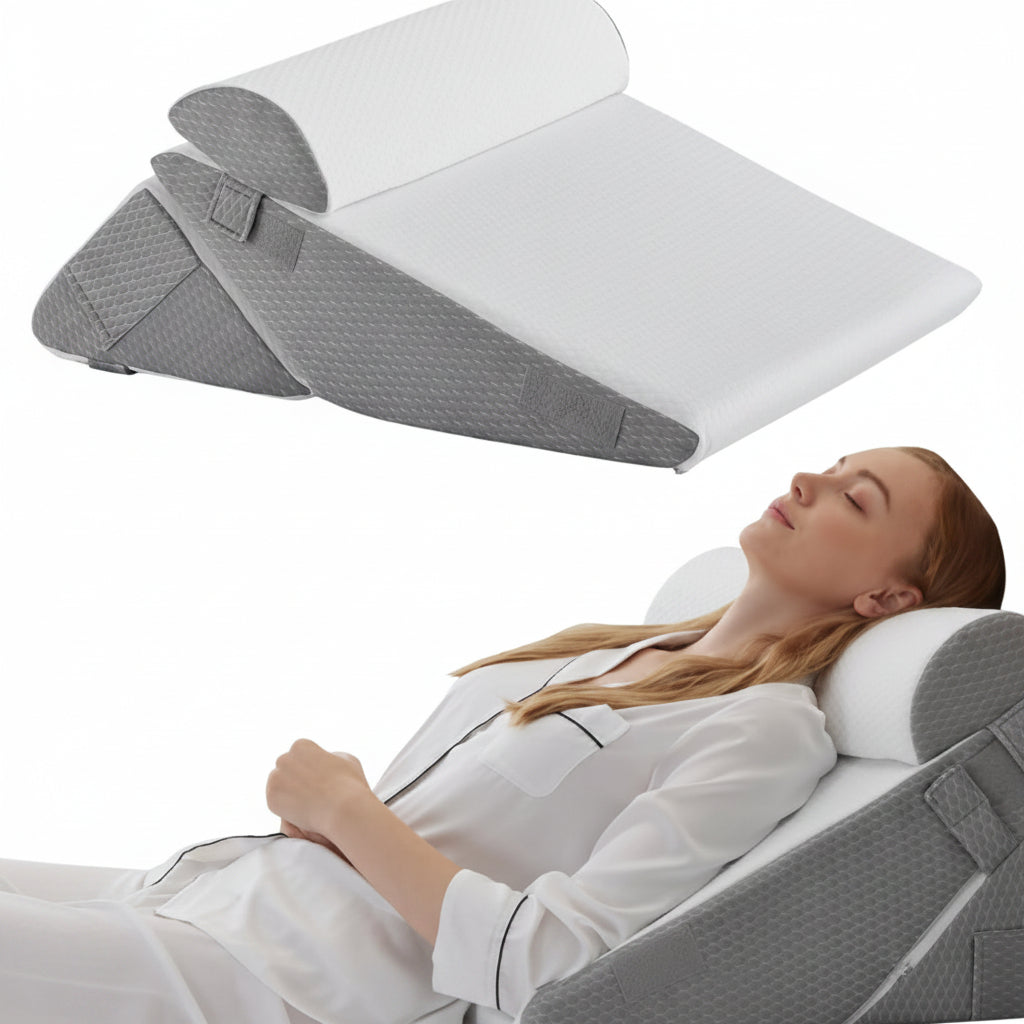 Adjustable Bed Wedge Pillow for Comfort, Support, and Leg Elevation