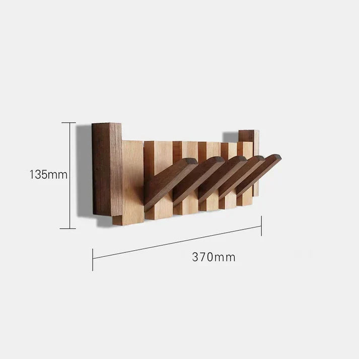 Creative Wooden Coat Rack for Hallway and Entrance