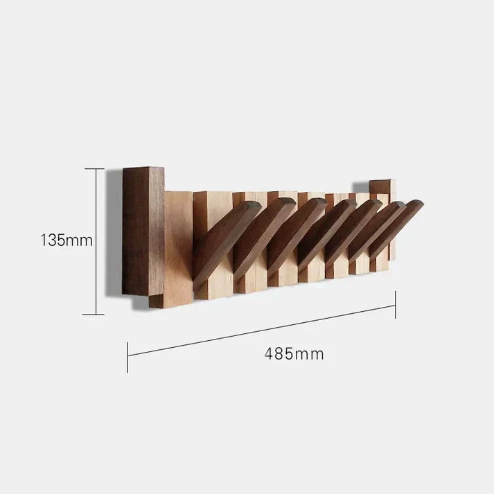 Creative Wooden Coat Rack for Hallway and Entrance