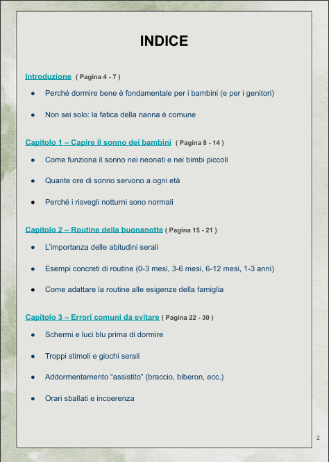 Pagory™ – Guida pratica al sonno dei piccoli - PAGORY™ -