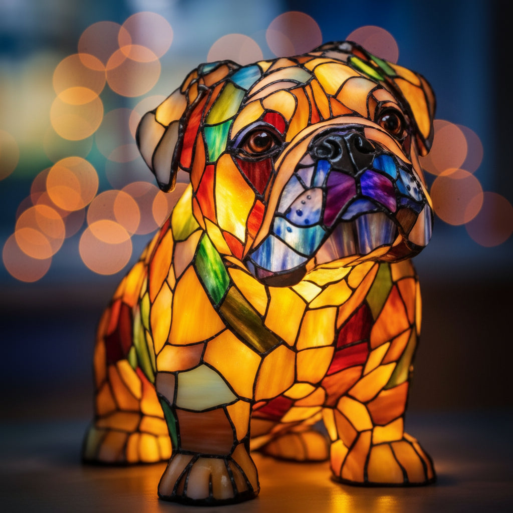 Artistic Dog Breed LED Night Lamp for Cozy Home Decor
