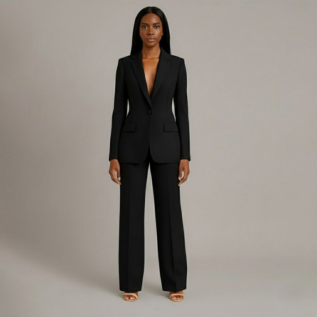 Women's Formal Suit Set | Tailored Long