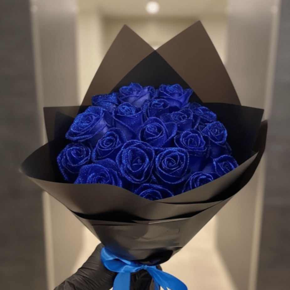 Artificial Glitter Rose - Designed for Long-Lasting Elegance and Luxurious Home Decoration Without Maintenance
