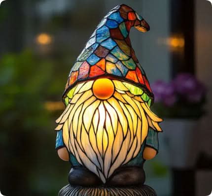 Artistic LED Night Light – Shimmering Statue with Dog Breed Design