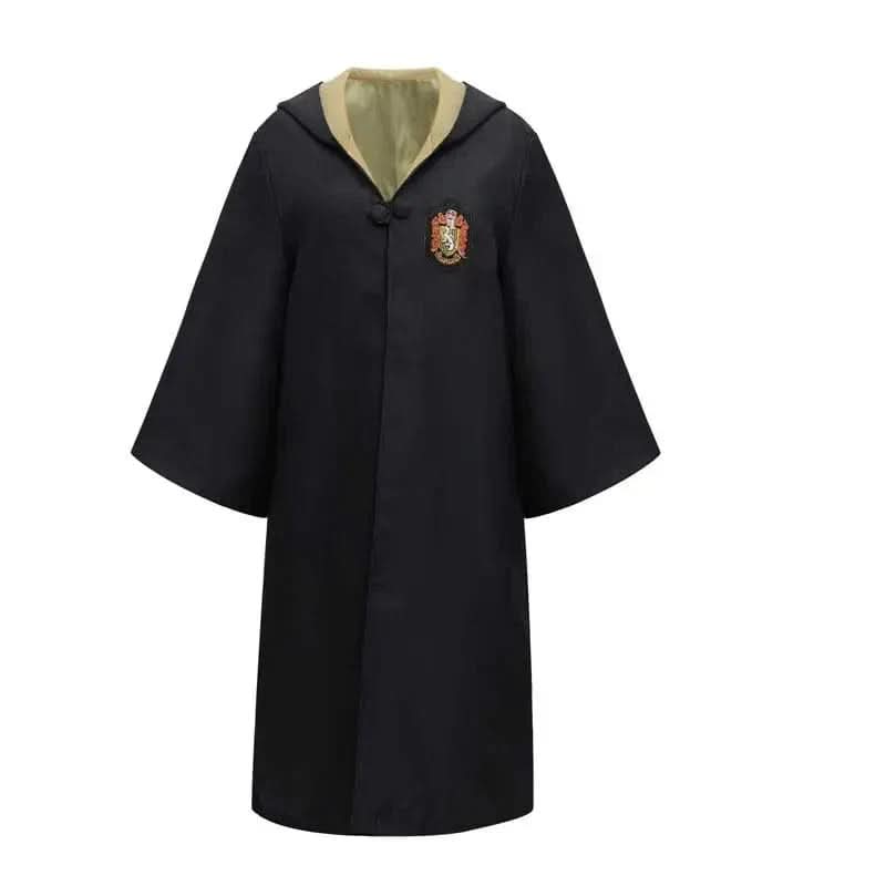 Hogwarts Wizard Student Costume with Robe, Wand & Accessories for Children & Adults
