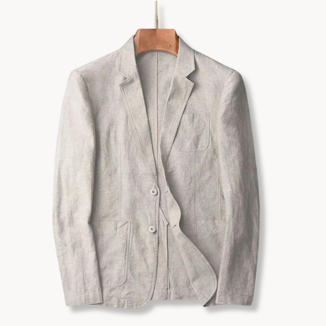 Men's Business Casual Blazer Jacket | Lapel Collar