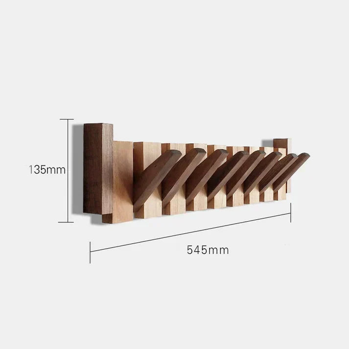 Creative Wooden Coat Rack for Hallway and Entrance
