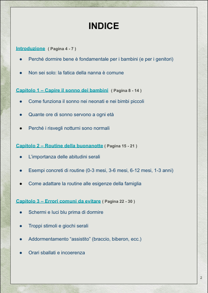 Pagory™ – Guida pratica al sonno dei piccoli - PAGORY™ - 