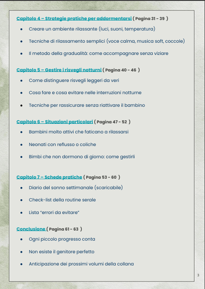 Pagory™ – Guida pratica al sonno dei piccoli - PAGORY™ - 