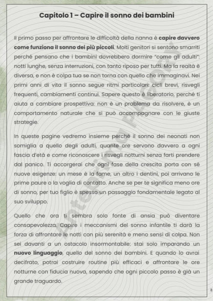 Pagory™ – Guida pratica al sonno dei piccoli - PAGORY™ - 