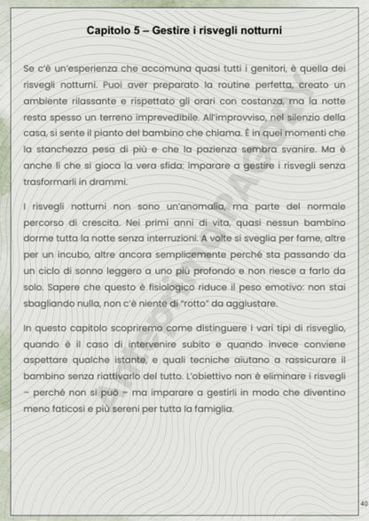 Pagory™ – Guida pratica al sonno dei piccoli - PAGORY™ - 