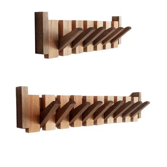 Creative Wooden Coat Rack for Hallway and Entrance